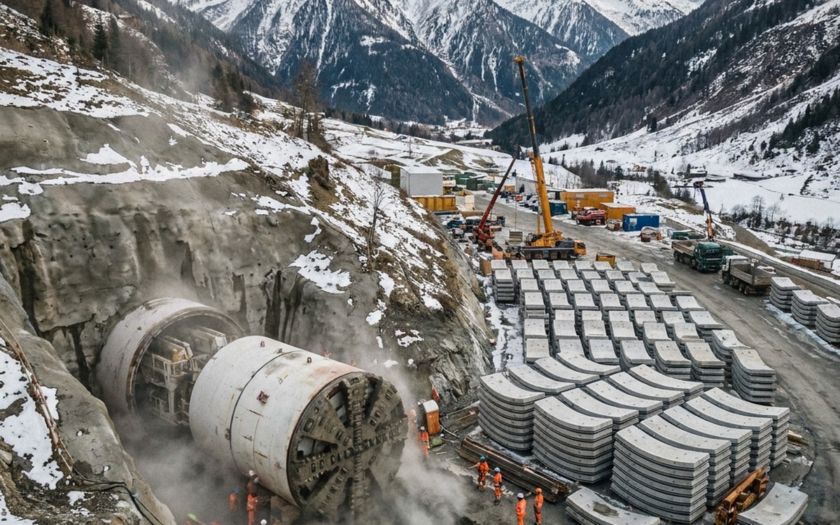 Brenner Base — North Approach, Tube T-3