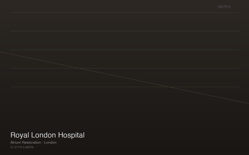 Royal London Hospital — Atrium Restoration